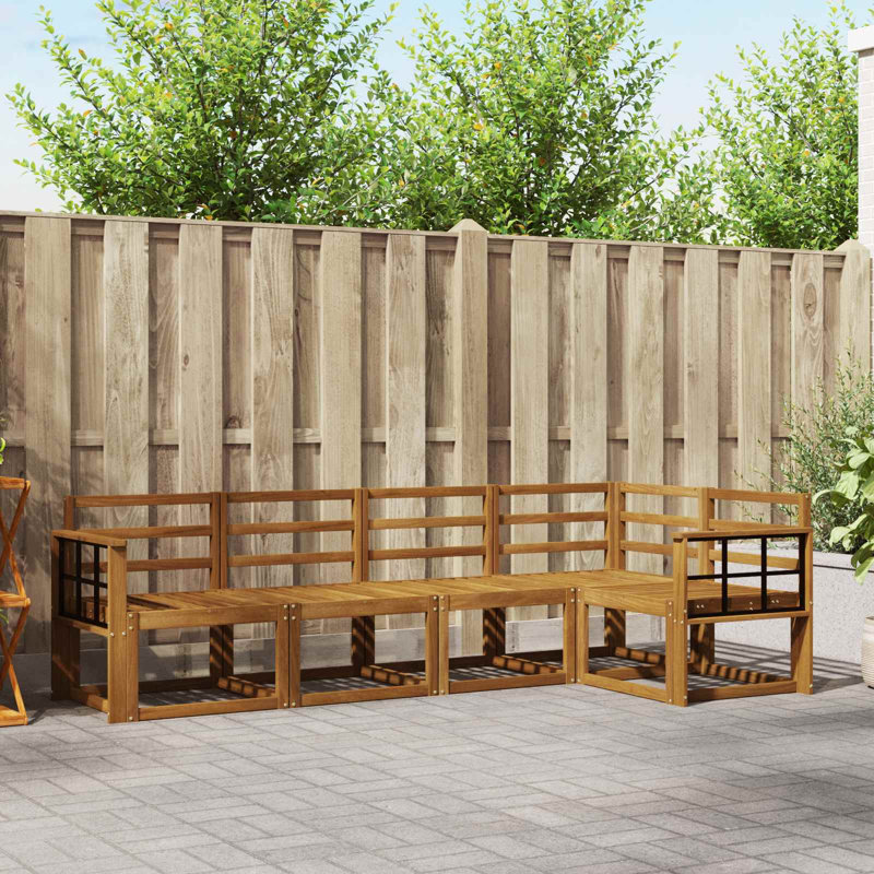  Outdoor Sofa Set Sectional Garden Furniture Terrace Seating Modern