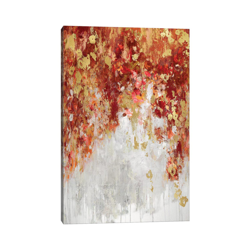Cascading Fall I by Nikki Robbins - Wrapped Canvas Print, 20.32 cm H x 30.48 cm W