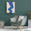 Rouleau indigo bolognais 8 sur toile-95450430