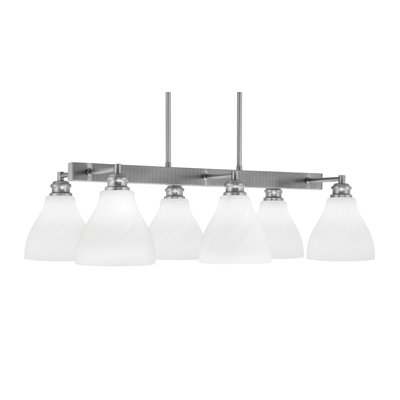 Edge 6 Light Bar With 6.25" Glass