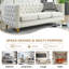 Grand canapé d'appoint 80,5 pouces, canapé Chesterfield 3 places-1485077642