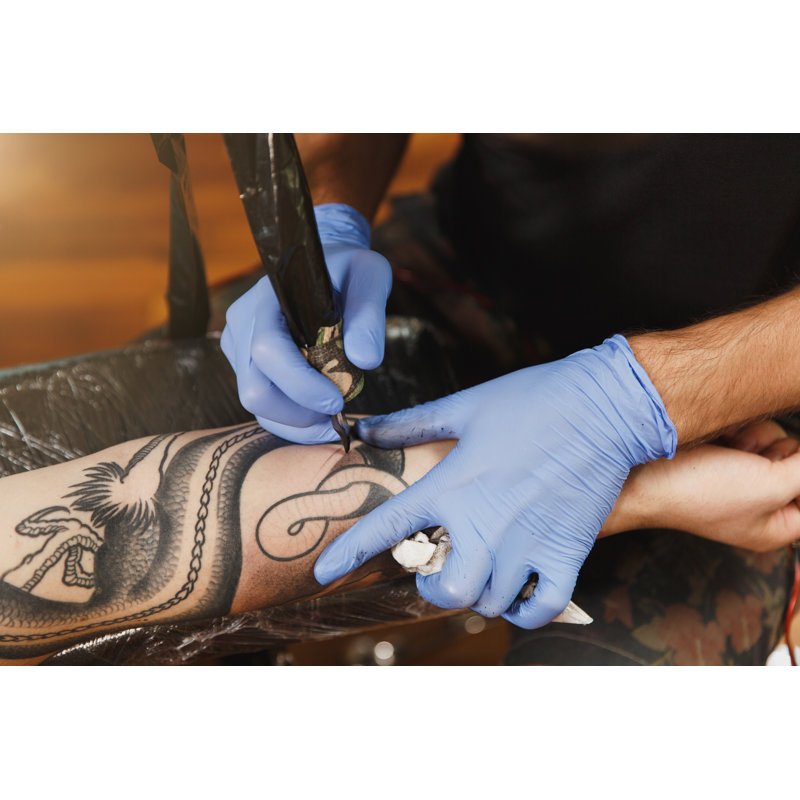 Tattoo Art On Body - Wrapped Canvas Print, 30cm H x 46cm W x 3.8cm D