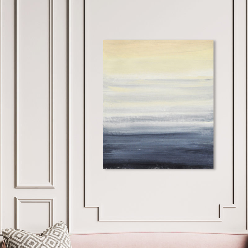 Brouillard de mer vertical - reproduction sur toile, H 45 po x l 36 po x P 1,5 po