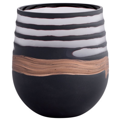 Midnight Road Handmade Glass Table Vase