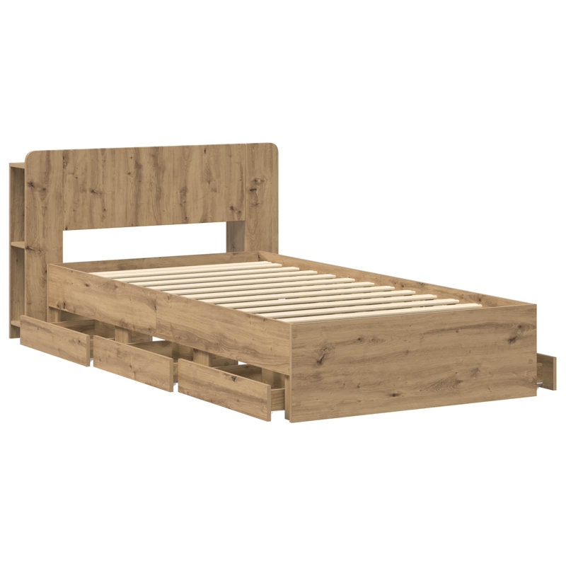 Bed, Artisan Oak