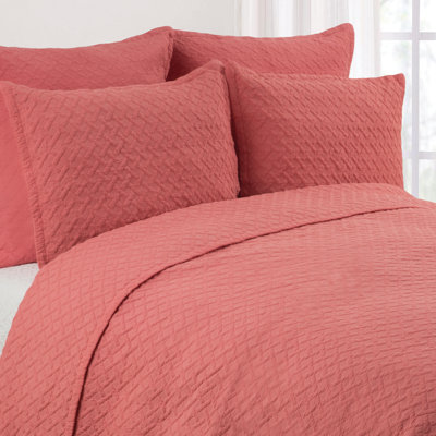 Taie décorative européenne en coton Basketweave