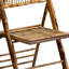 Chaise pliante Elliott Bamboo Wood - Chaise pliante pour événement - Chaise pliante commerciale