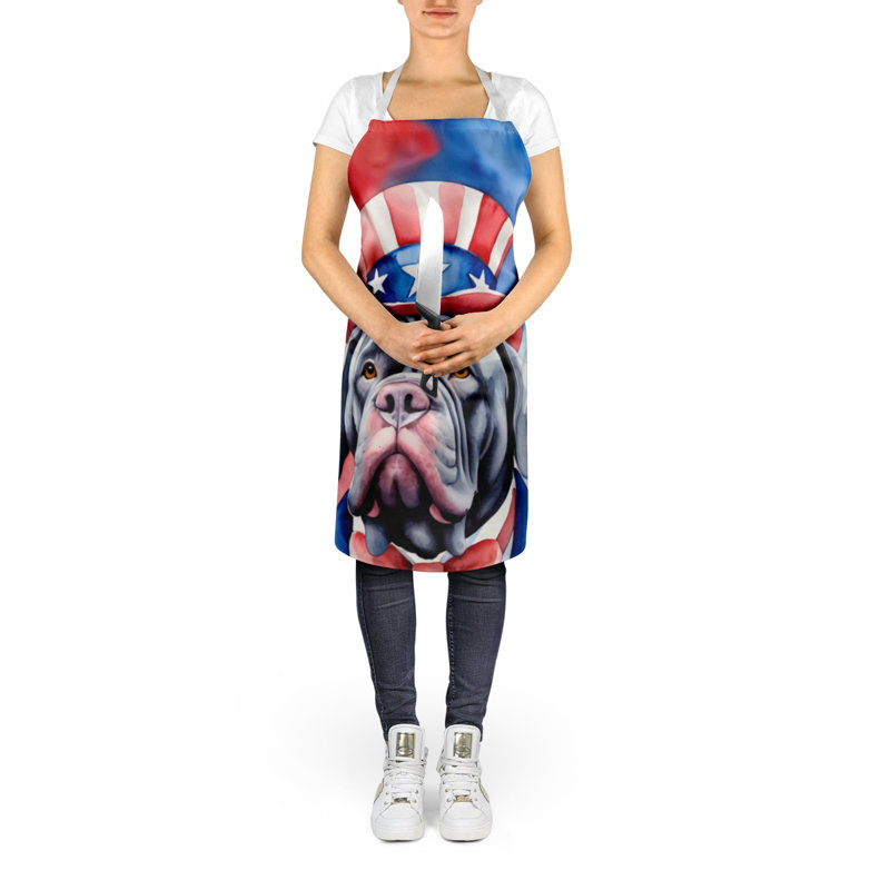 Patriotic American Apron, Neapolitan Mastiff