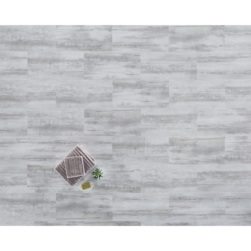 ADURA®Rigid with Microban® Cape May 12" x 24" x 5.5mm Luxury Vinyl Plank w/ 20mil wearlayer, White Cap