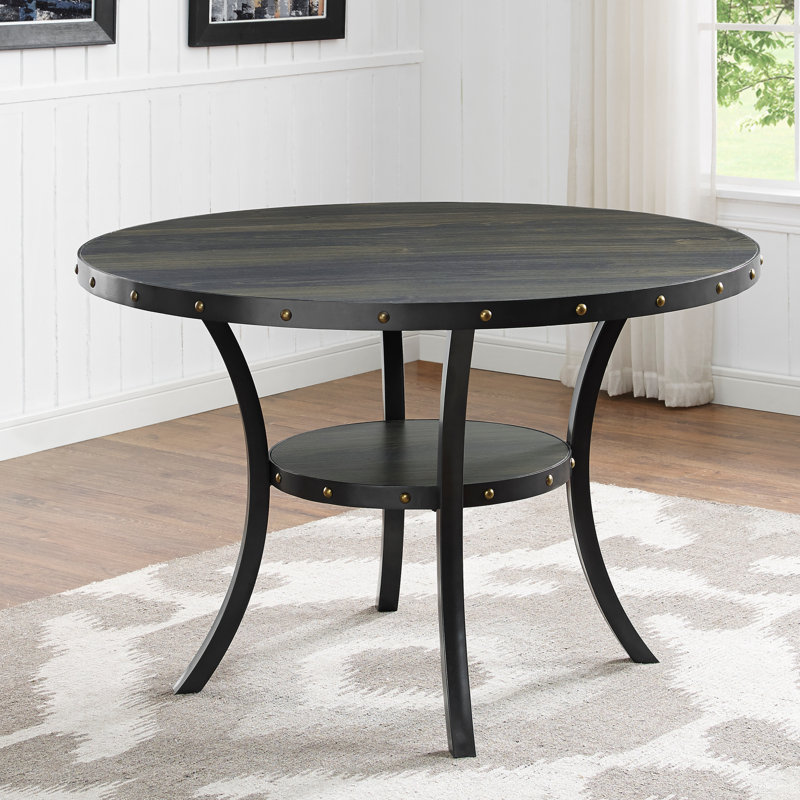 Carliana Round Metal Base Dining Table