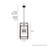 Felippe 8 - Light Lantern Rectangle Pendant-63793859