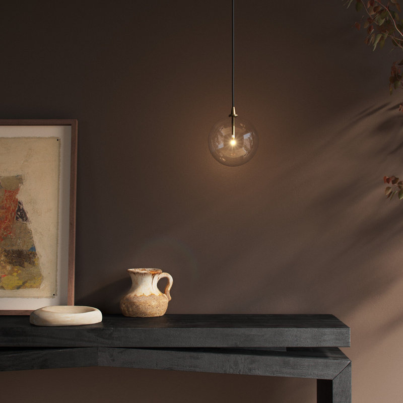 Jussica 1 - Light Pendant, 124.25" H x 7.87" W x 7.87" D, Heritage Bronze Brass