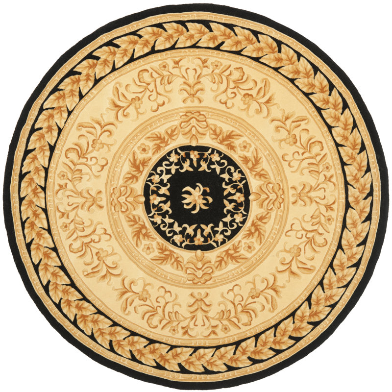 Naples Hand Tufted Wool Pile Rug, Round 6'