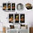French Winte Gastronomic Palette - Wine Metal Art Print Set Of 3-1958937473
