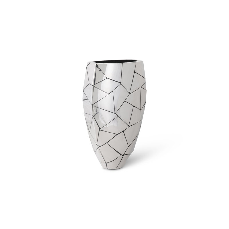 Triangle Crazy Cut Resin Pot Planter