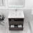 30'' Single Bathroom Vanity with Acrylic Top-1316012027