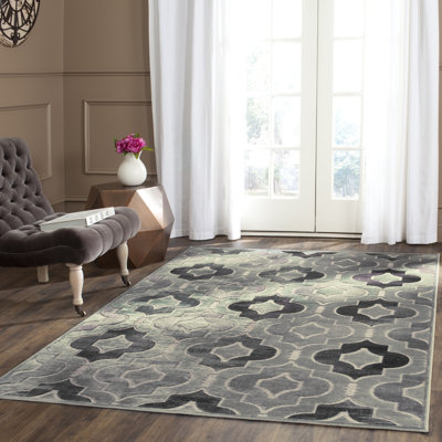 Westbrooks Geometric Viscose Area Rug