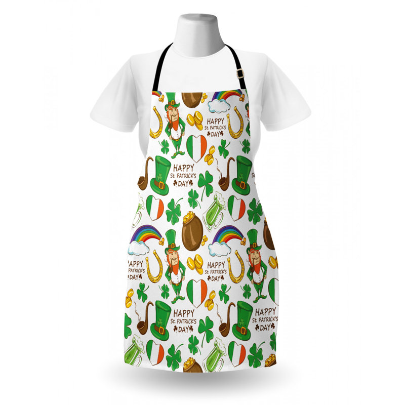 St. Patrick's Day Bib Apron