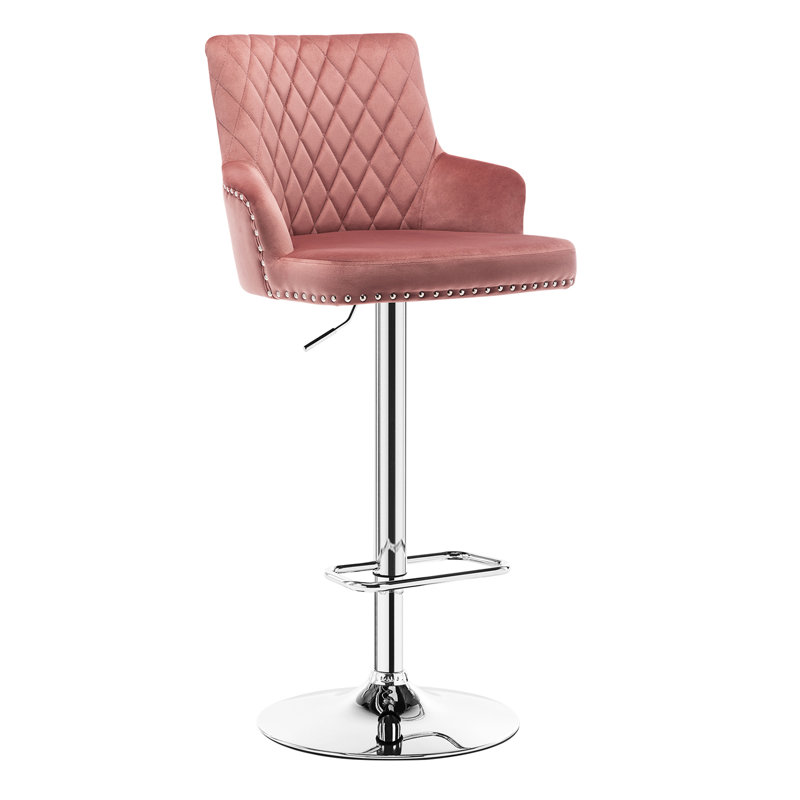 Tabouret de bar Damarri, Rose