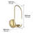 Alaynia LED Armed Sconce-393443721
