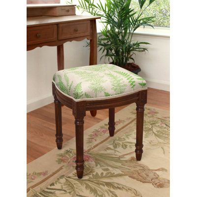 Tabouret de coiffeuse en lin Camiah