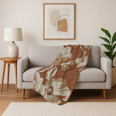 Addison Machine Washable Sherpa Throw Blanket