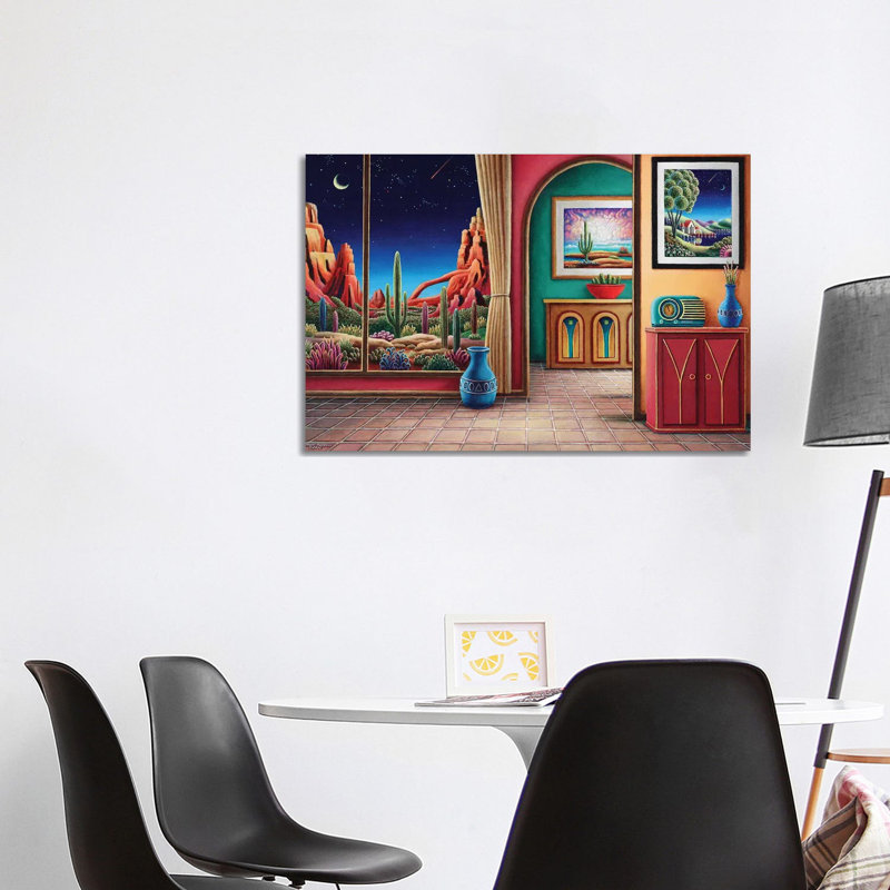 Radio Days XII by Andy Russell - Wrapped Canvas Print
