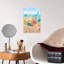 Barcelona Colorful Abstract Architecture Beach Wall Art Print 1 Piece Wrapped Canvas Wall Art-2049074362