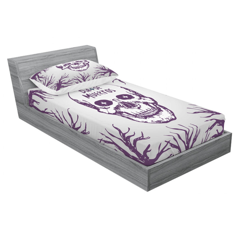 Microfiber Sheet Set, Twin Sheet Set with Fitted Sheet