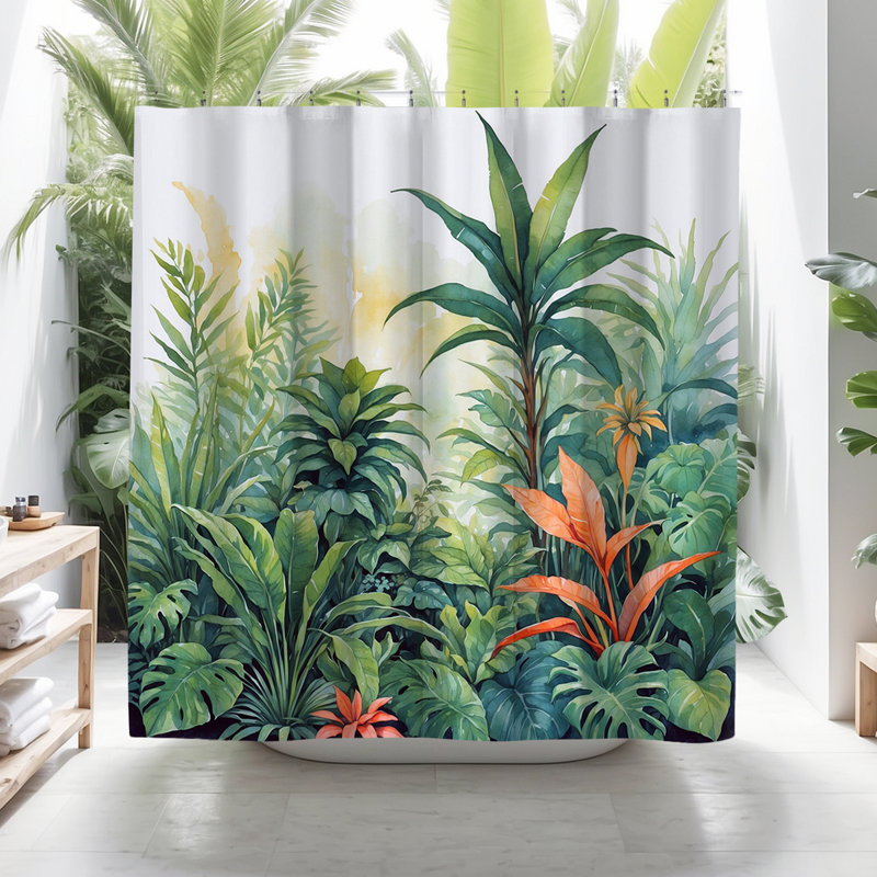 Rideau de douche Floral