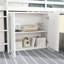 Twin Loft Bed In White With Abundant Cabinet Space - Cabinet, Drawer, Shelf, Desk And Functional Storage Units Pull-Out Stable Structure-379008031
