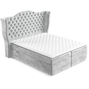 Exclusive Upholstered Ottoman Bed with Mattress