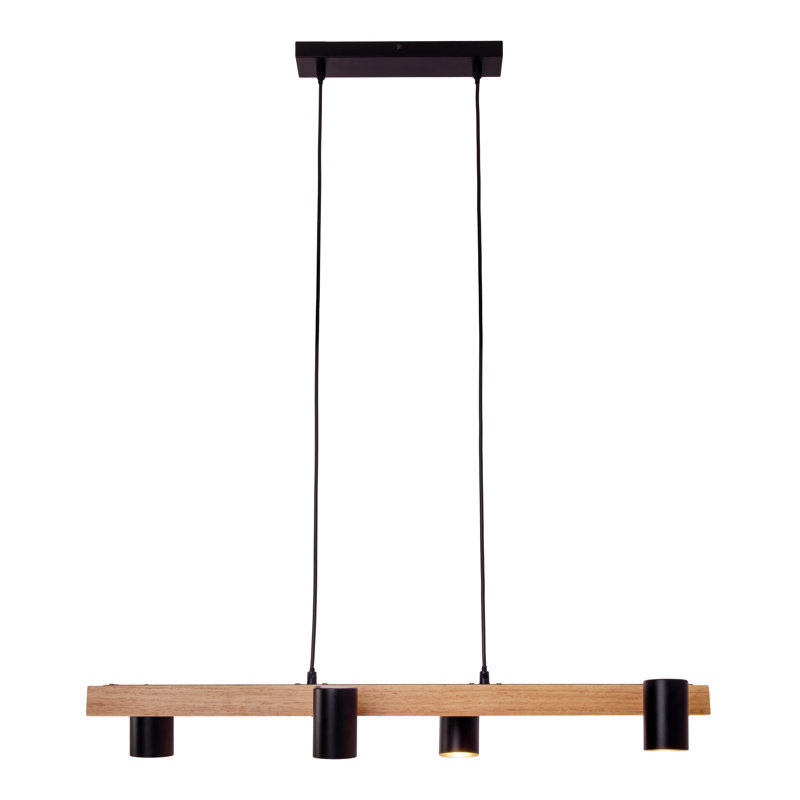 Abha 4 - Light Kitchen Island Pendant, Black