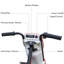 Kart électrique à la dérive 12V avec siège réglable, musique Bluetooth et rotation à 360 °-118512076