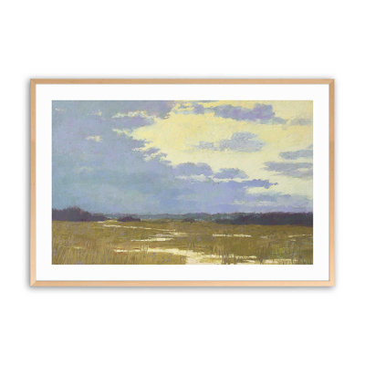 «Lemonade Skies» encadré sur papier par Carol Strock Wasson