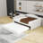 Twin Velvet Upholstered Daybed with Tufted Detailing, Twin Trundle and USB & Type-C Ports-1185029058