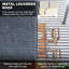 Pergola à persiennes avec toit réglable et structure en aluminium-112404718
