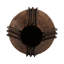 Vase sculptural en métal sculpté pour salon-712236726