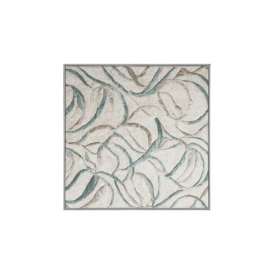 Tapis gris soyeux et moelleux