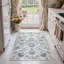 Tapis géométrique lavable antidérapant à motif géométrique-129040783-129040784