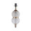 Axiry 157.5cm Living Room Floor Lamp with Glass & Metal Base, Floor Standing Corner Lamp with Linen Shade