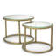 Addison Glass Nesting End Table