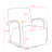 Modern Swivel Accent Chair with Bentwood Arms-43580868