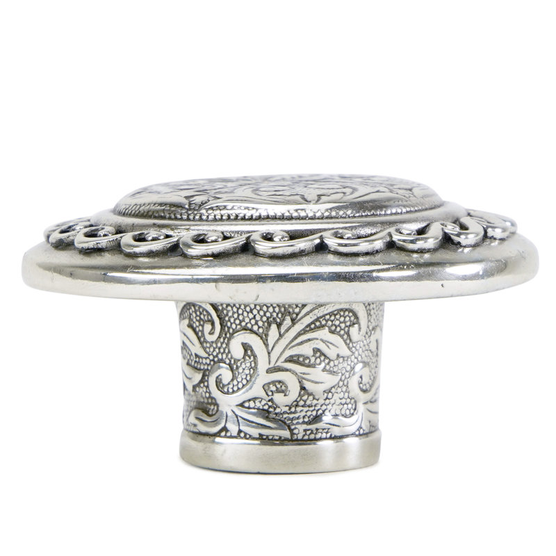 AMERICANA KNOB; MUSEUM  FINISH, Burnished  Silver