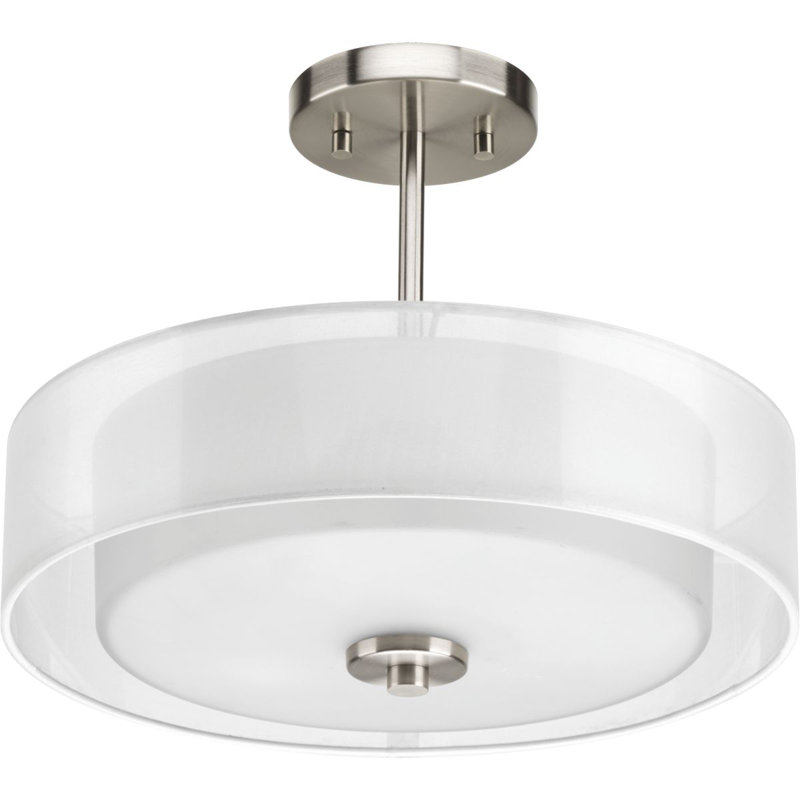 Ernestina 3 - Light Single Pendant, Brushed Nickel