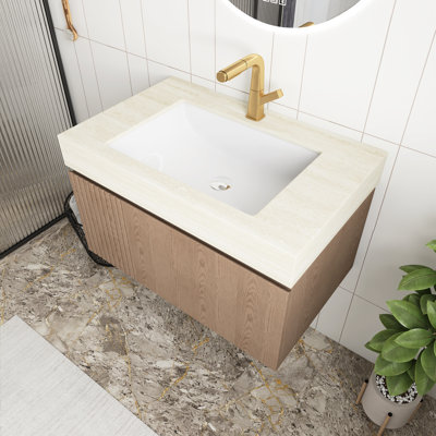 Meuble-lavabo Heidelberg Woodgrain