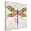 Deagen «Dragonfly on Newsprint 3», toile tendue texturée Arton-30362905