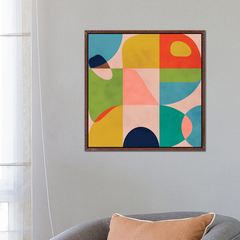 Modern Mid Century Spring by Ana Rut Bré - Gallery-Wrapped Canvas Giclée on Canvas, Classic Wood Framed
