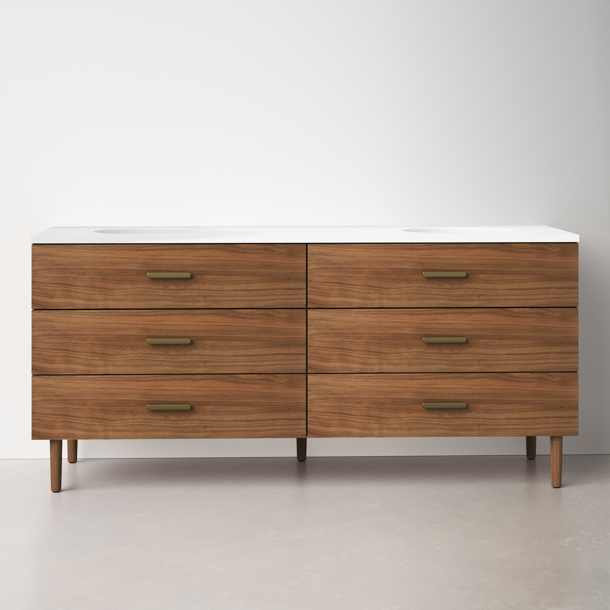  Boyel Living Chest of Drawers 6 Drawer Dresser, Modern