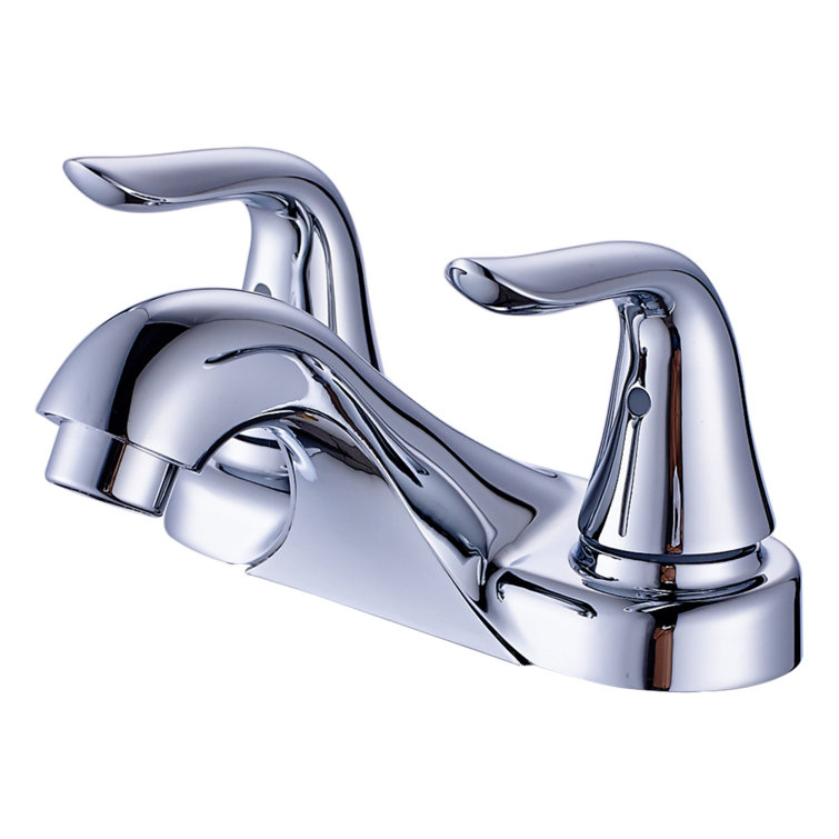 Centerset 2-handle Bathroom Faucet with Drain Assembly
